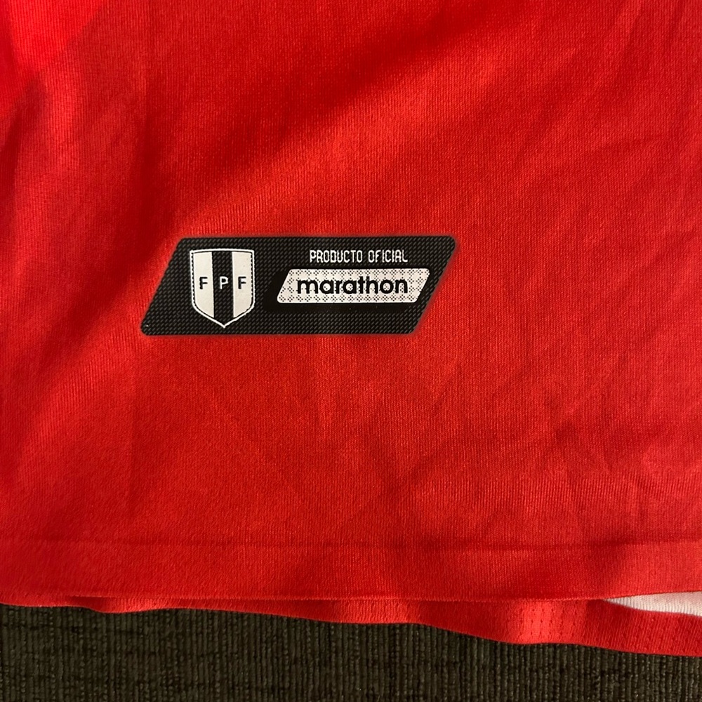 Marathon Authentic FPF Peru National Team 2018 / 2019 Away Jersey Men’s Sz: M - Picture 4 of 9